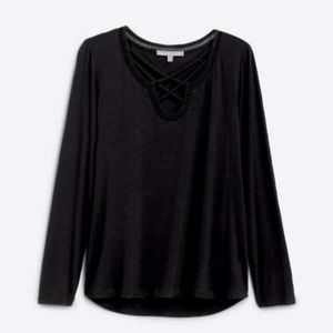 Breeli Caged Front Knit Top